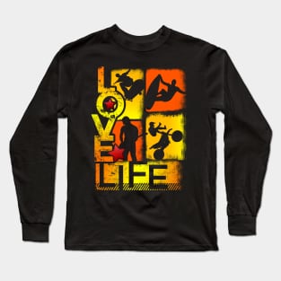 Love Life - Sports Design Long Sleeve T-Shirt